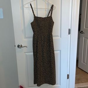 Animal print dress